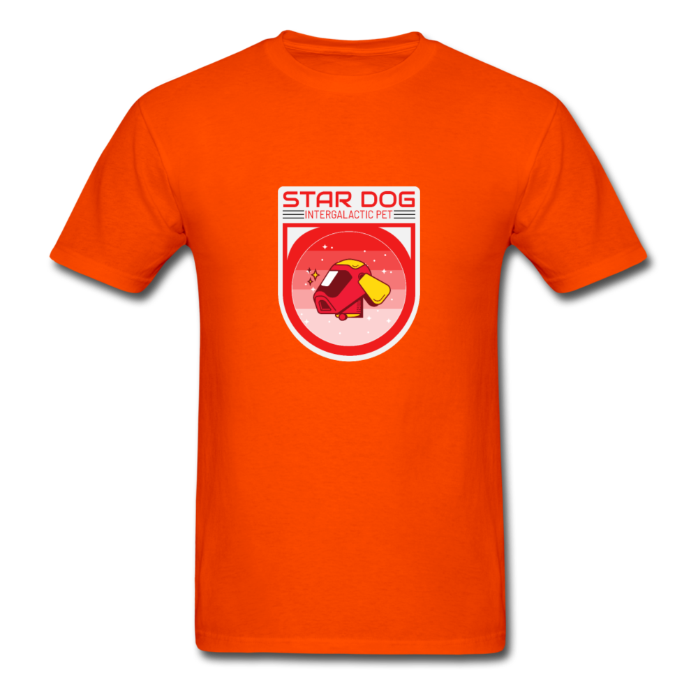 Unisex Star Dog T-Shirt - orange