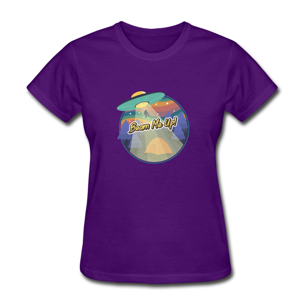 Women's Beam Me Up T-Shirt - purple