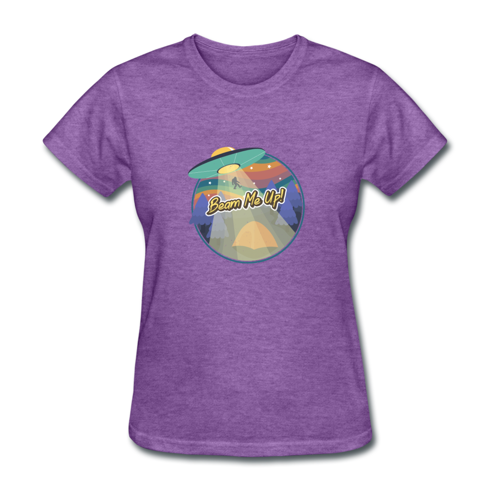 Women's Beam Me Up T-Shirt - purple heather