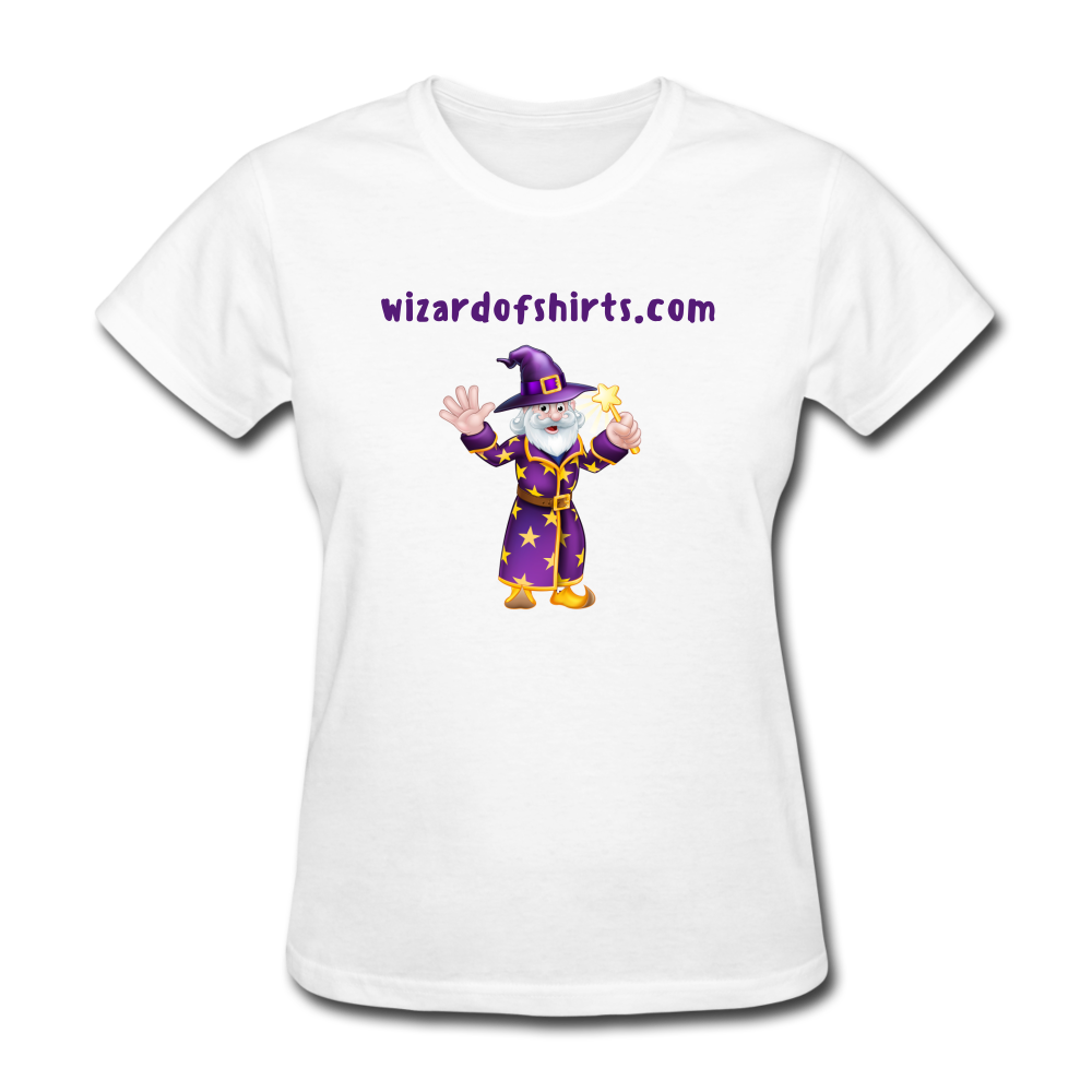 Women's Wizard of Shirts T-Shirt - white