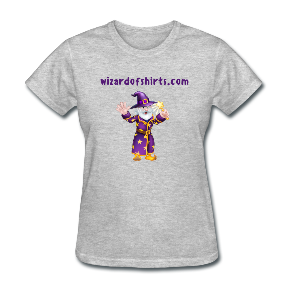 Women's Wizard of Shirts T-Shirt - heather gray