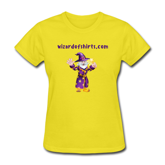 Women's Wizard of Shirts T-Shirt - yellow