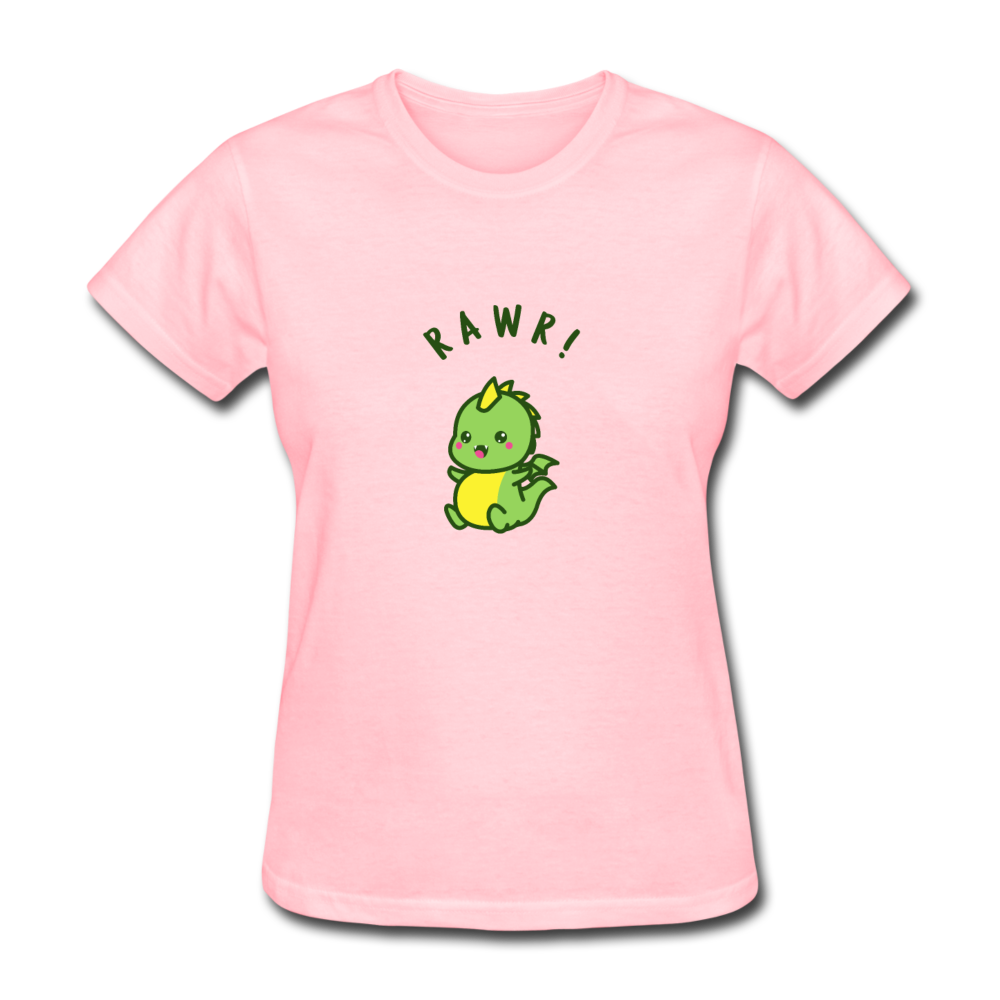 Women's Baby Dinosaur T-Shirt - pink