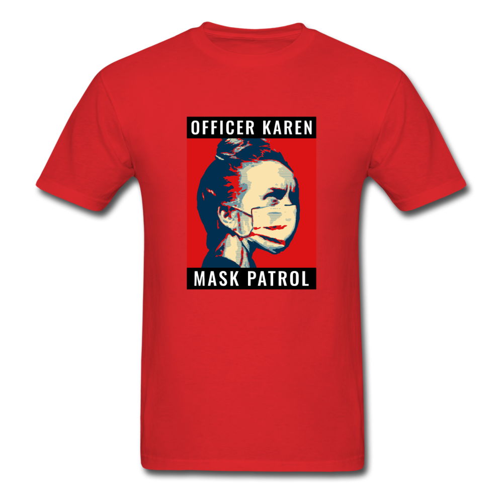 Unisex Classic Mask Patrol T-Shirt - red