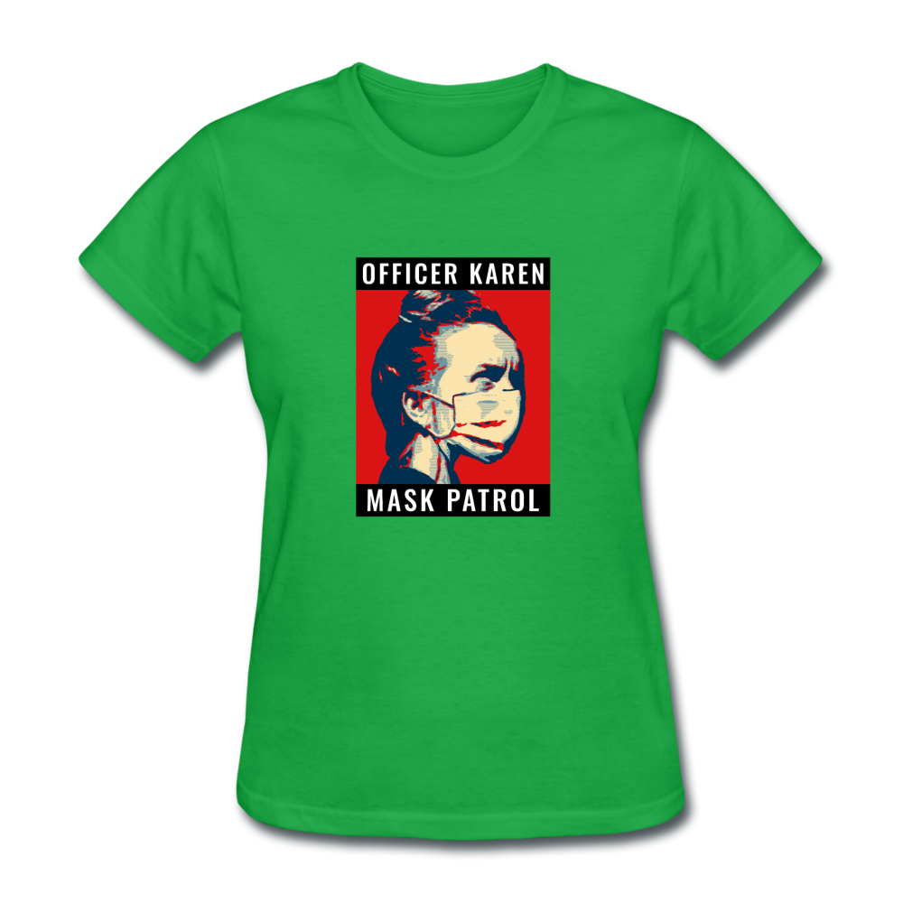 Women's Mask Patrol T-Shirt - bright green