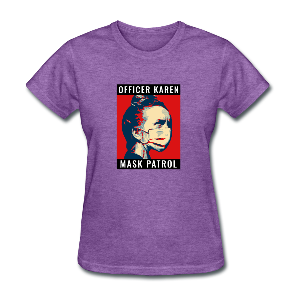 Women's Mask Patrol T-Shirt - purple heather