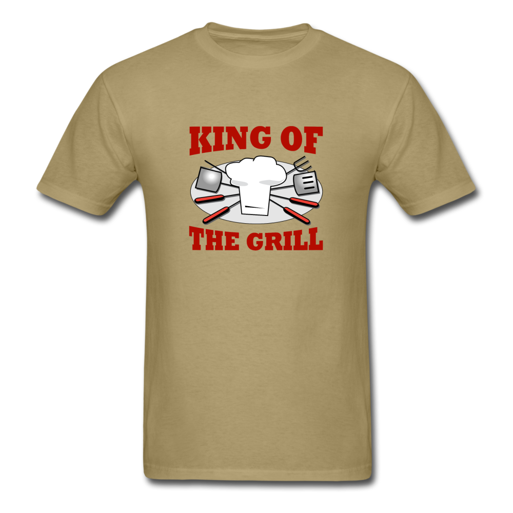 Unisex King of the Grill Classic T-Shirt - khaki