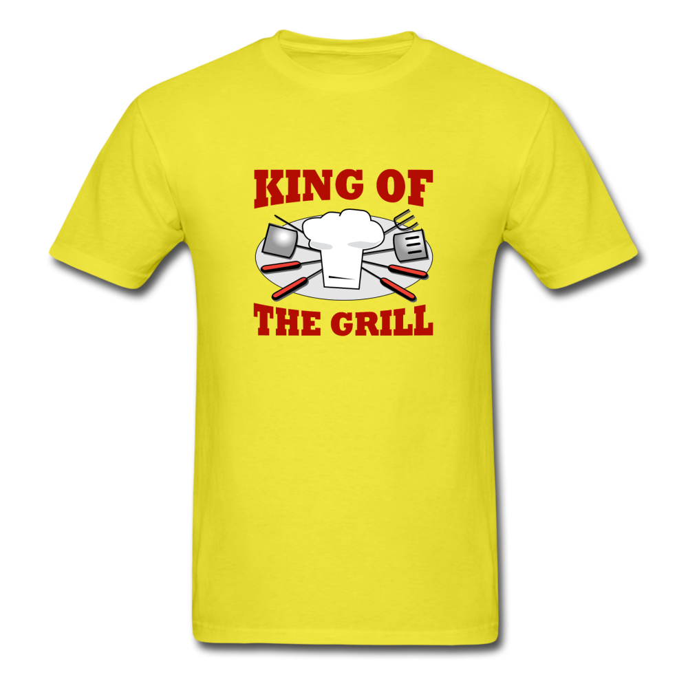 Unisex King of the Grill Classic T-Shirt - yellow