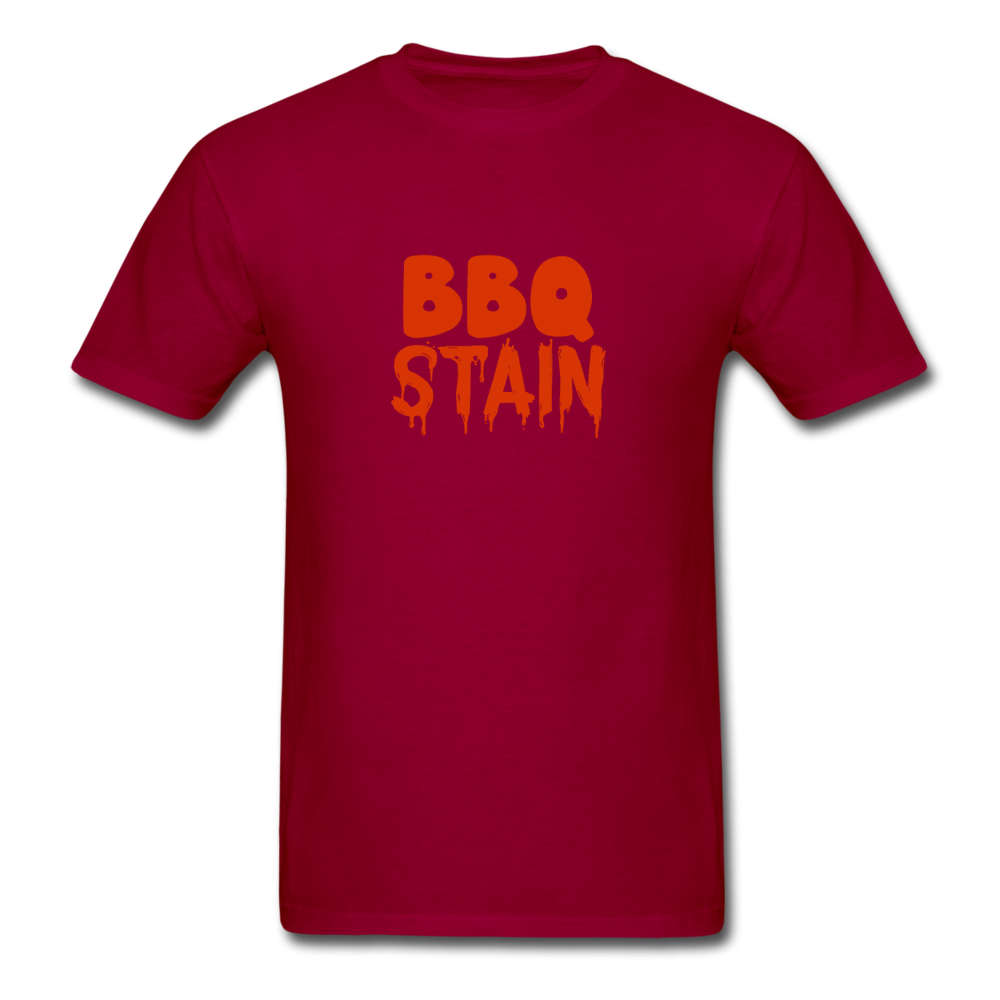 Unisex BBQ Stain Classic T-Shirt - dark red