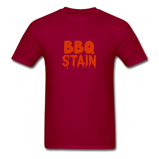 Unisex BBQ Stain Classic T-Shirt - dark red