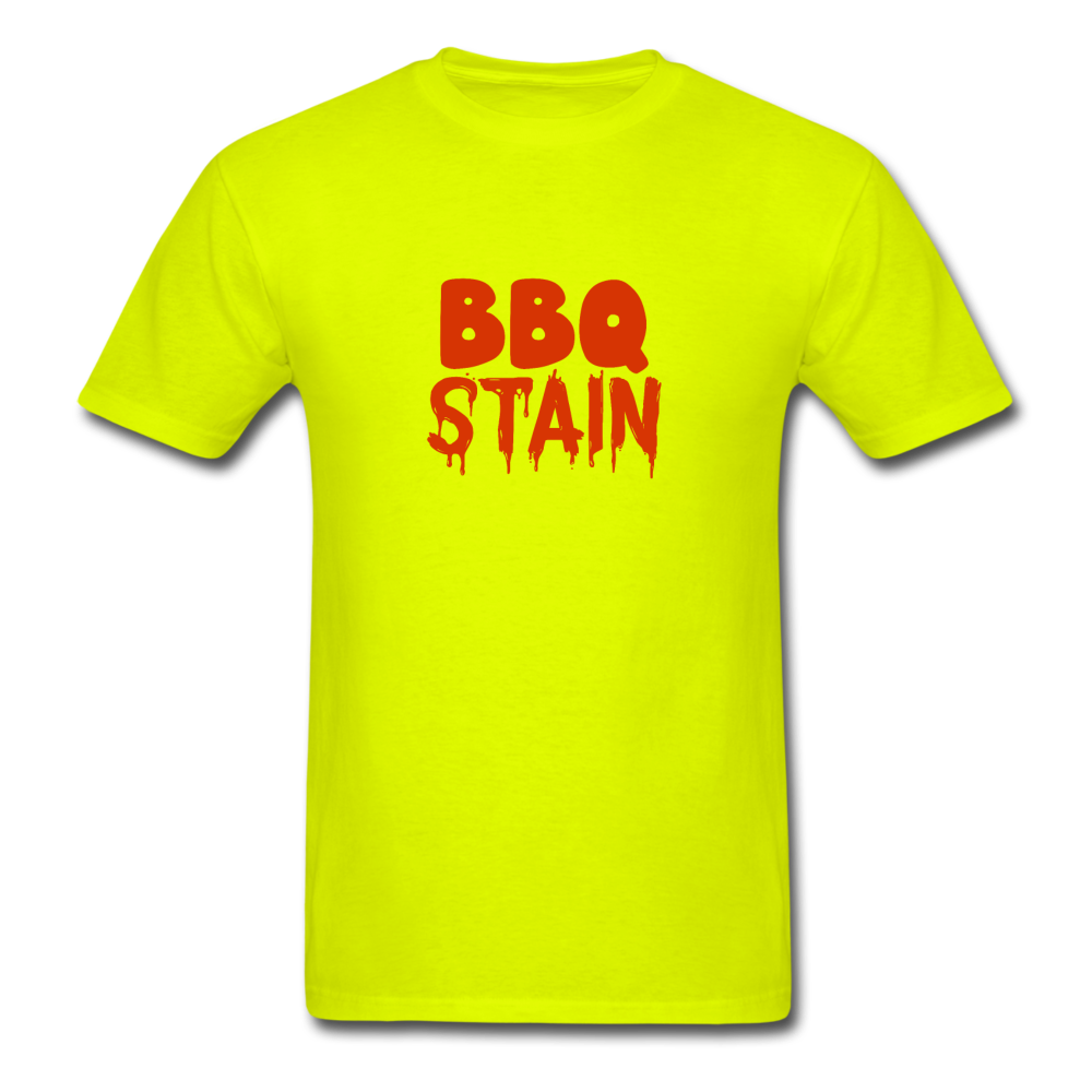 Unisex BBQ Stain Classic T-Shirt - safety green