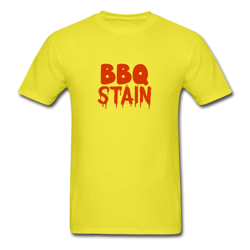 Unisex BBQ Stain Classic T-Shirt - yellow