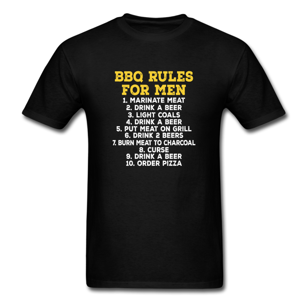 Unisex BBQ Rules Classic T-Shirt - black