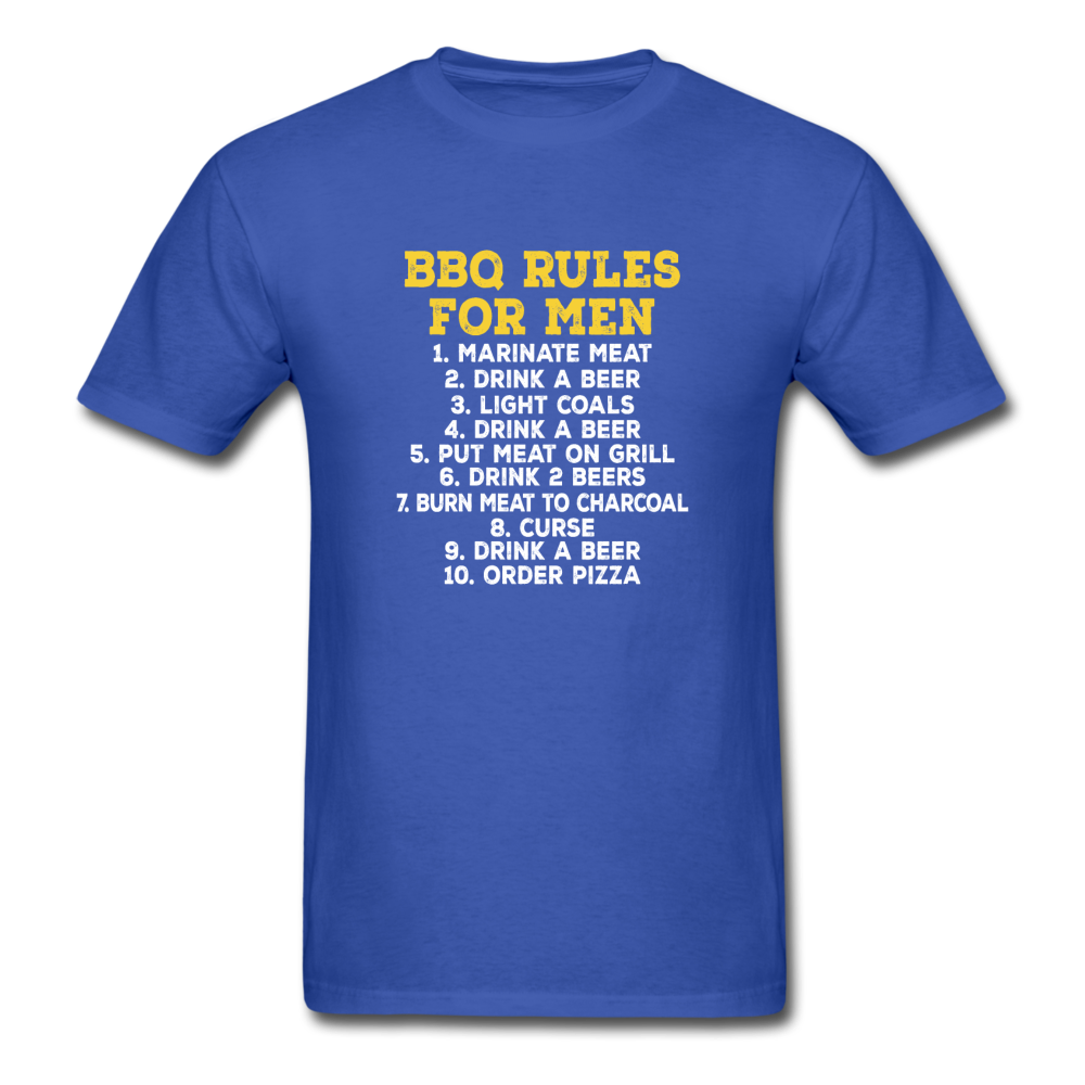 Unisex BBQ Rules Classic T-Shirt - royal blue