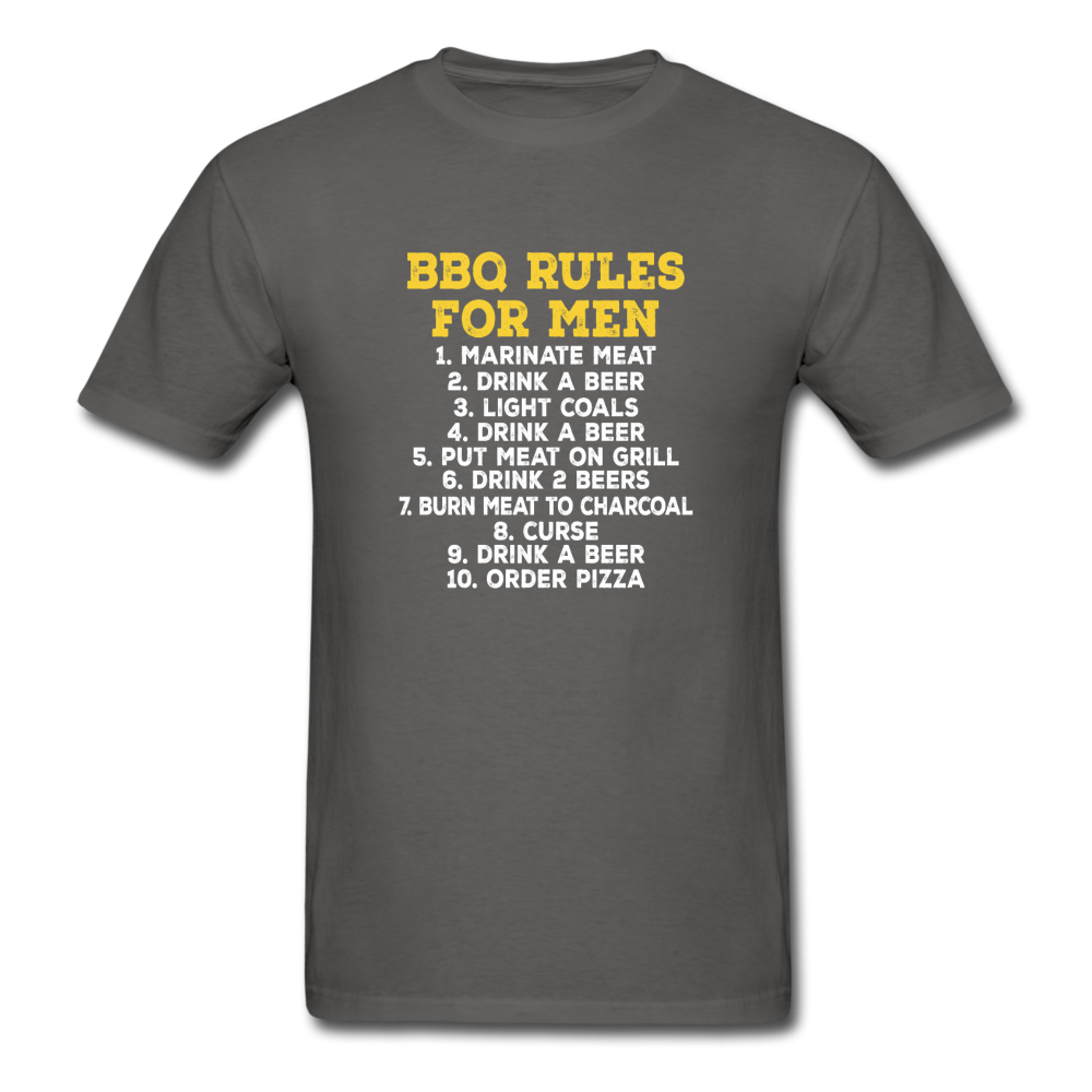Unisex BBQ Rules Classic T-Shirt - charcoal