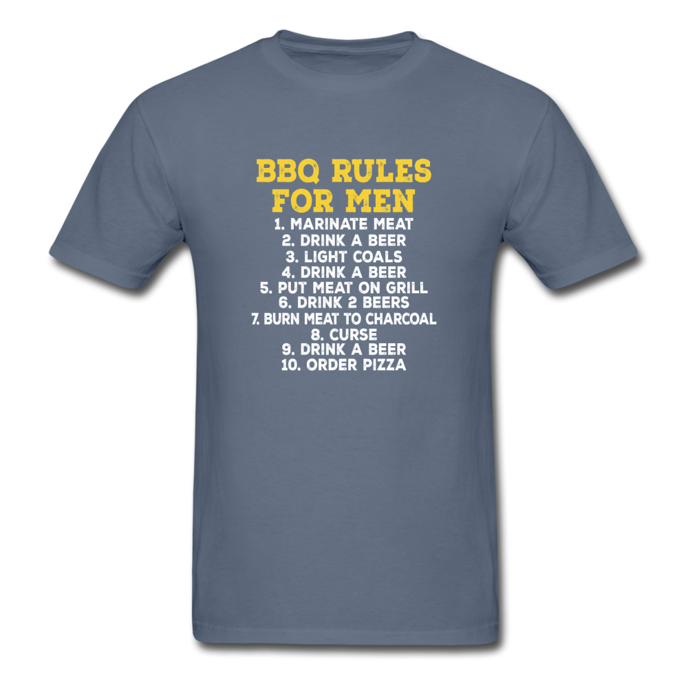 Unisex BBQ Rules Classic T-Shirt - denim