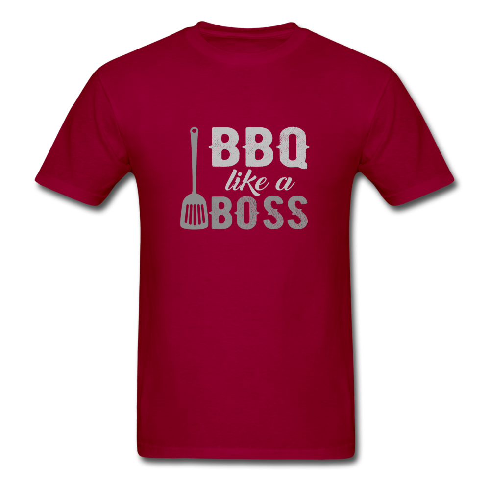Unisex BBQ Boss Classic T-Shirt - dark red