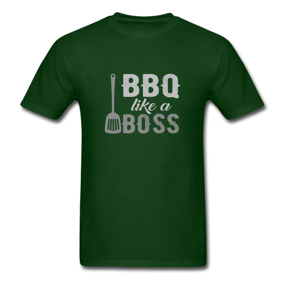 Unisex BBQ Boss Classic T-Shirt - forest green