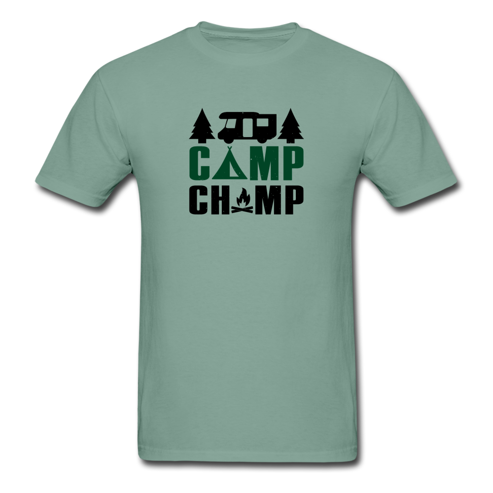 Unisex ComfortWash Camp Champ Garment Dyed T-Shirt - seafoam green