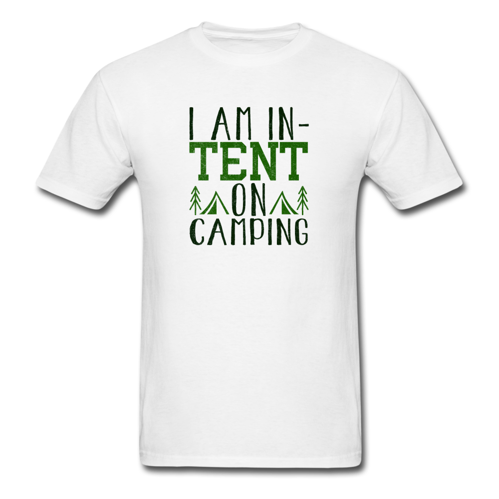Unisex Classic In-Tent on Camping T-Shirt - white