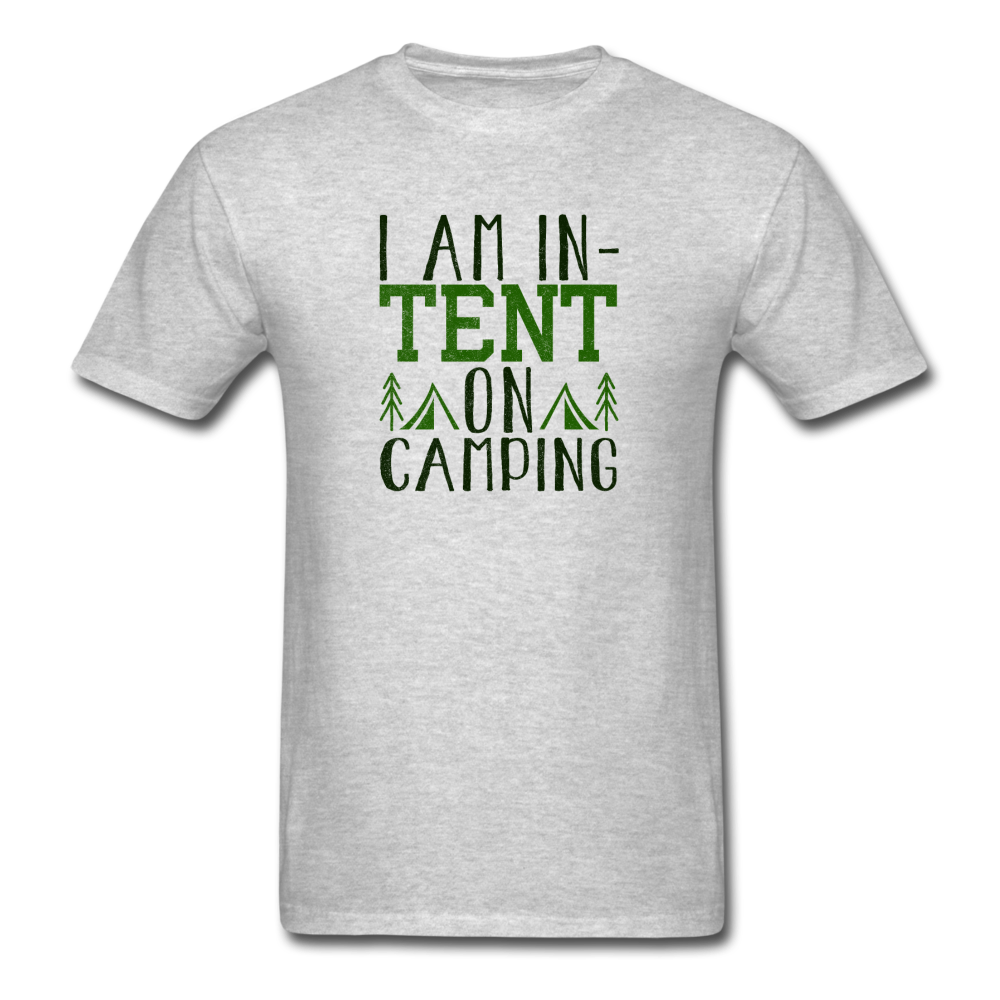 Unisex Classic In-Tent on Camping T-Shirt - heather gray