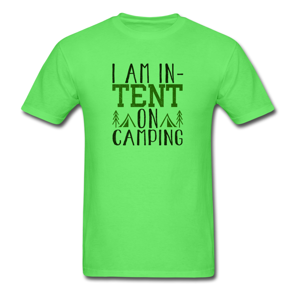 Unisex Classic In-Tent on Camping T-Shirt - kiwi
