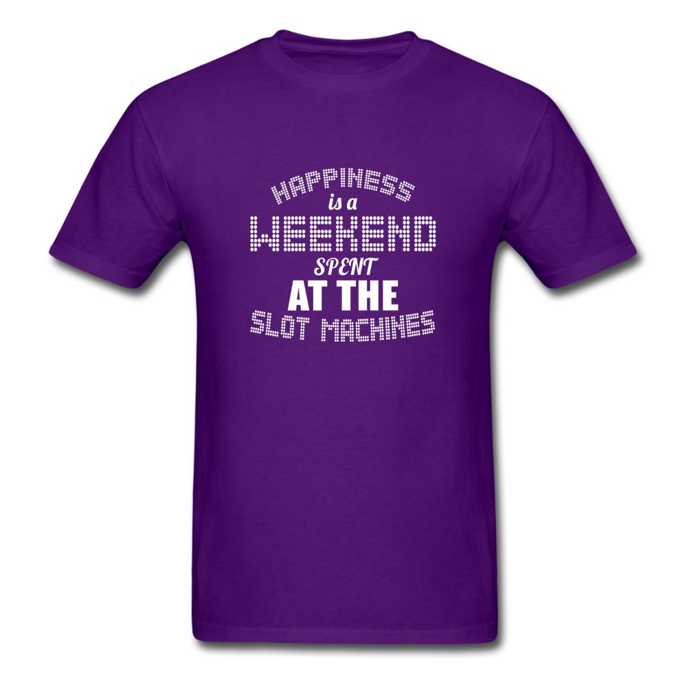 Unisex Classic Slot Machines T-Shirt - purple