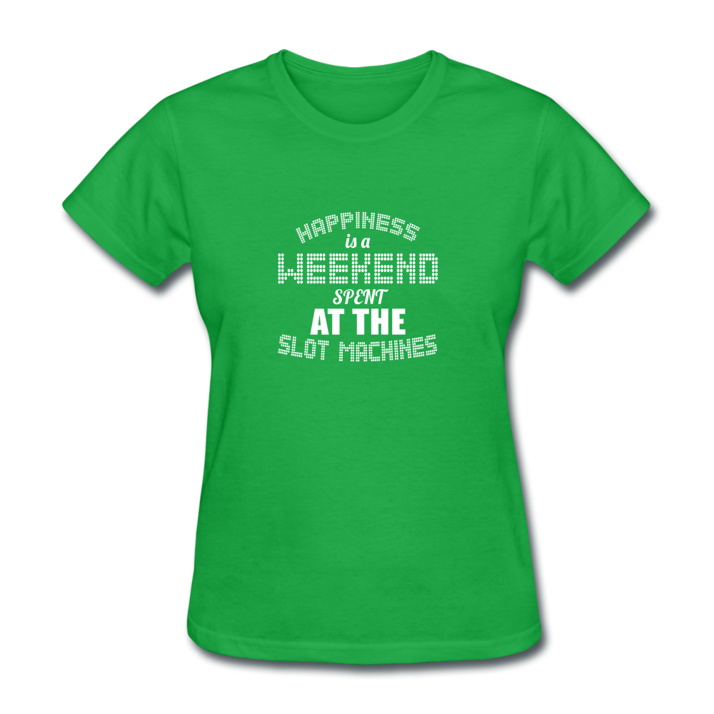 Women's Slot Machines T-Shirt - bright green