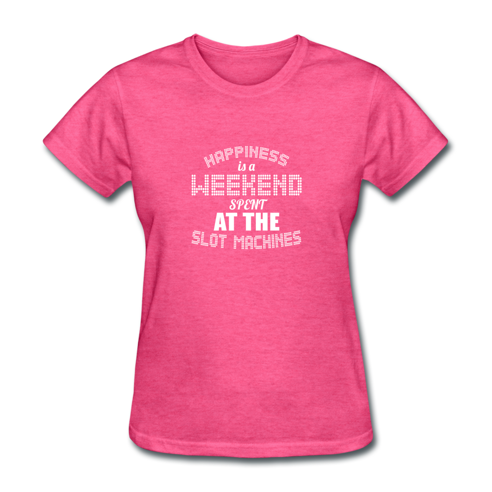 Women's Slot Machines T-Shirt - heather pink