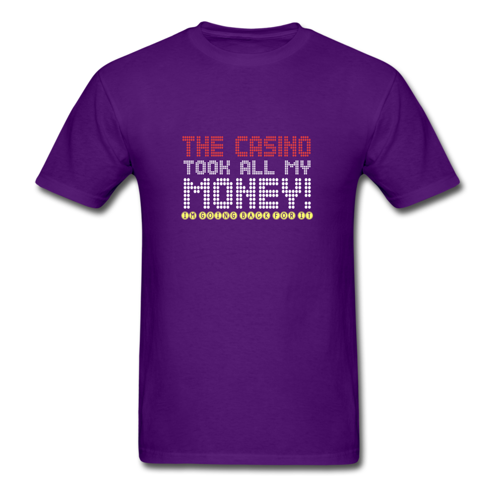 Unisex Casino Took My Money Classic T-Shirt - purple