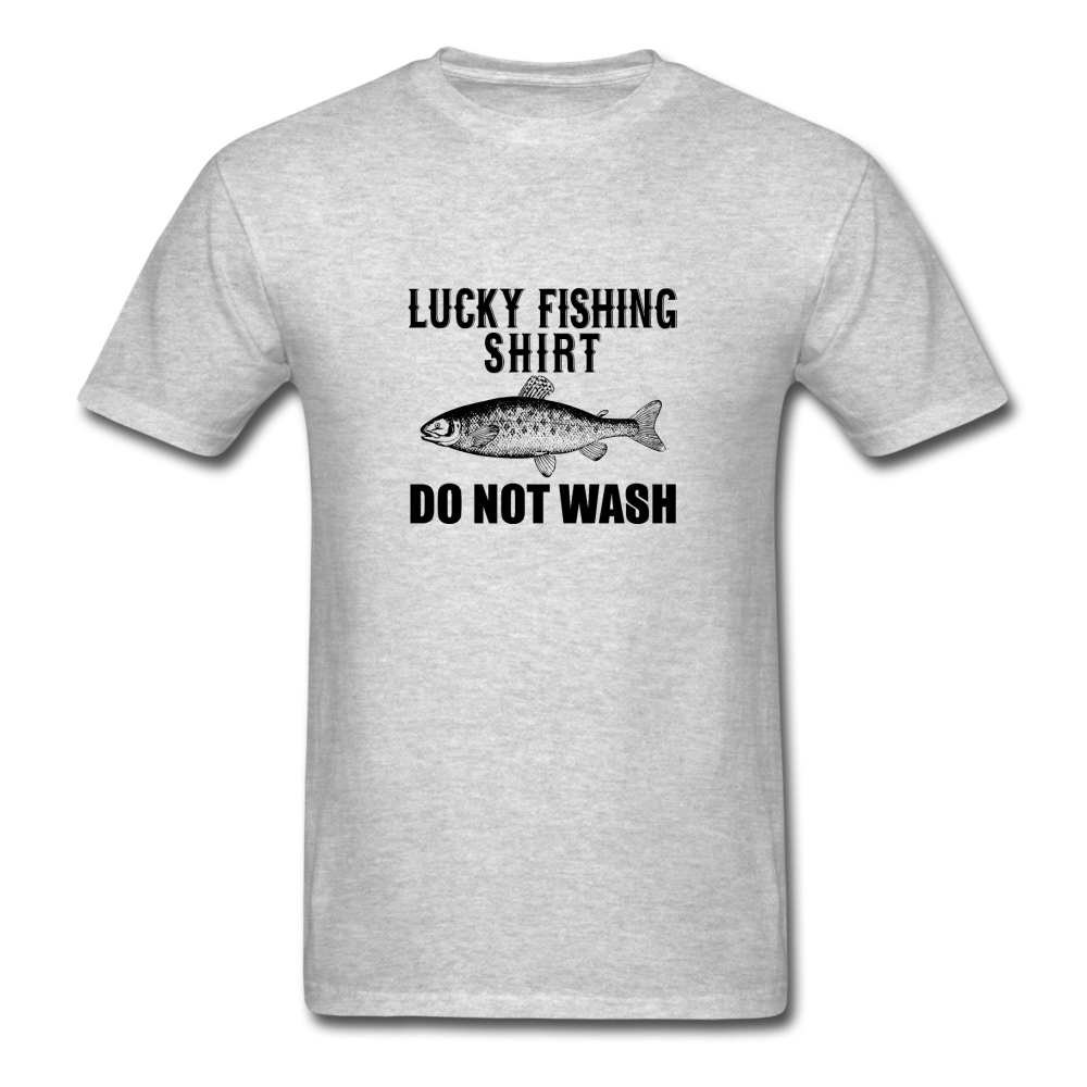 Unisex Classic Fishing T-Shirt - heather gray