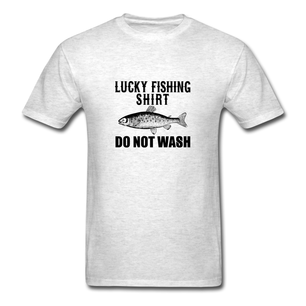 Unisex Classic Fishing T-Shirt - light heather gray