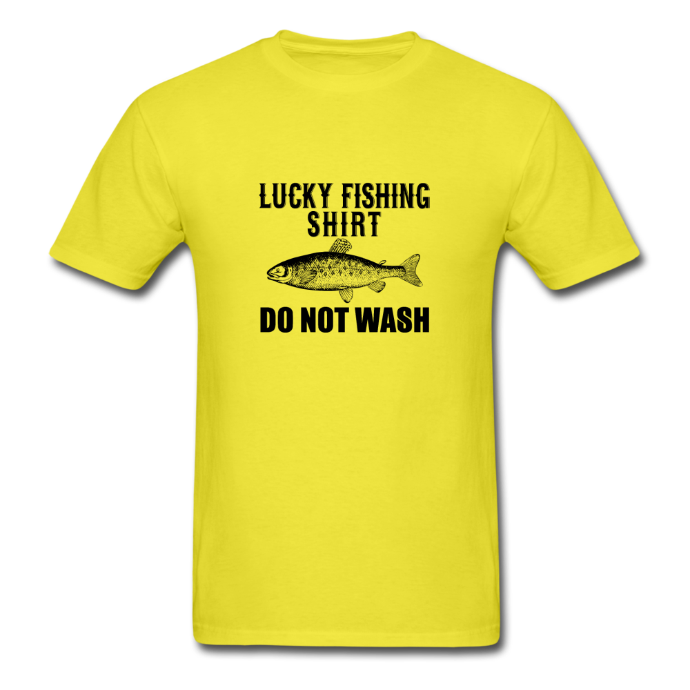 Unisex Classic Fishing T-Shirt - yellow