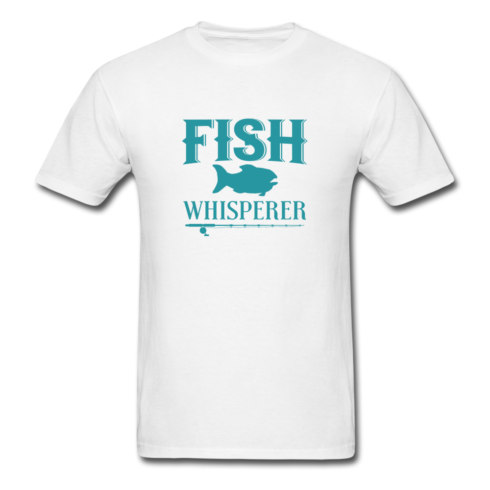 Unisex Classic Fish Whisperer T-Shirt - white