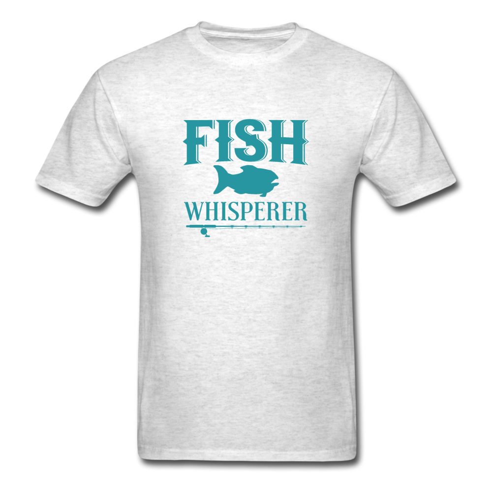 Unisex Classic Fish Whisperer T-Shirt - light heather gray