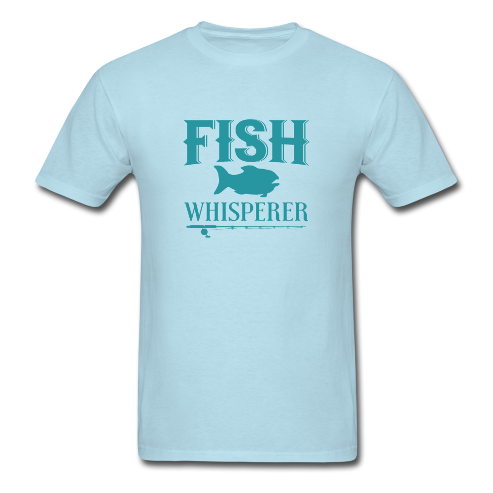 Unisex Classic Fish Whisperer T-Shirt - powder blue