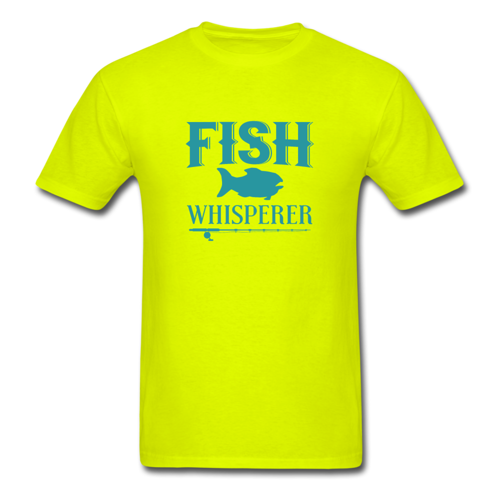 Unisex Classic Fish Whisperer T-Shirt - safety green
