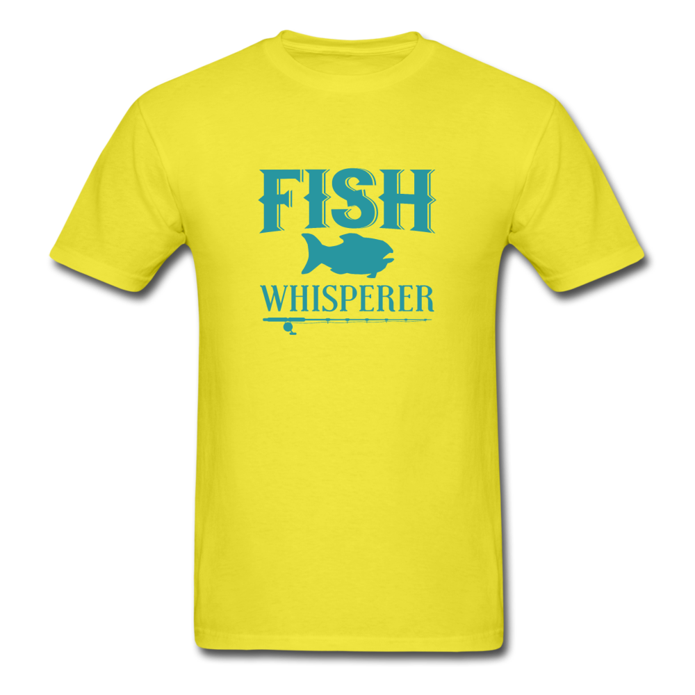 Unisex Classic Fish Whisperer T-Shirt - yellow