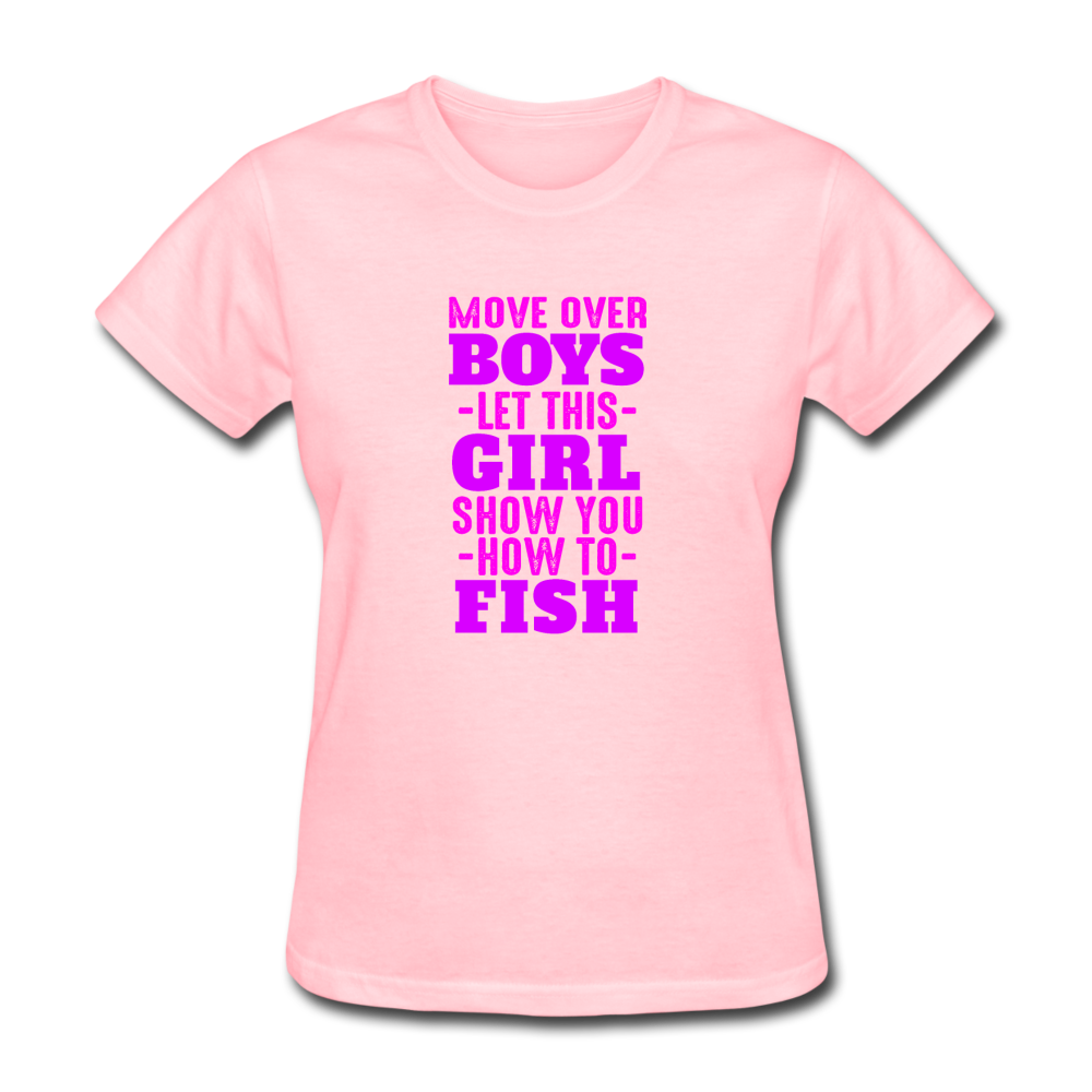 Women's Fishing T-Shirt - pink