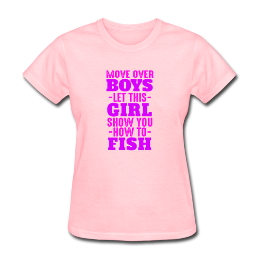 Women's Fishing T-Shirt - pink