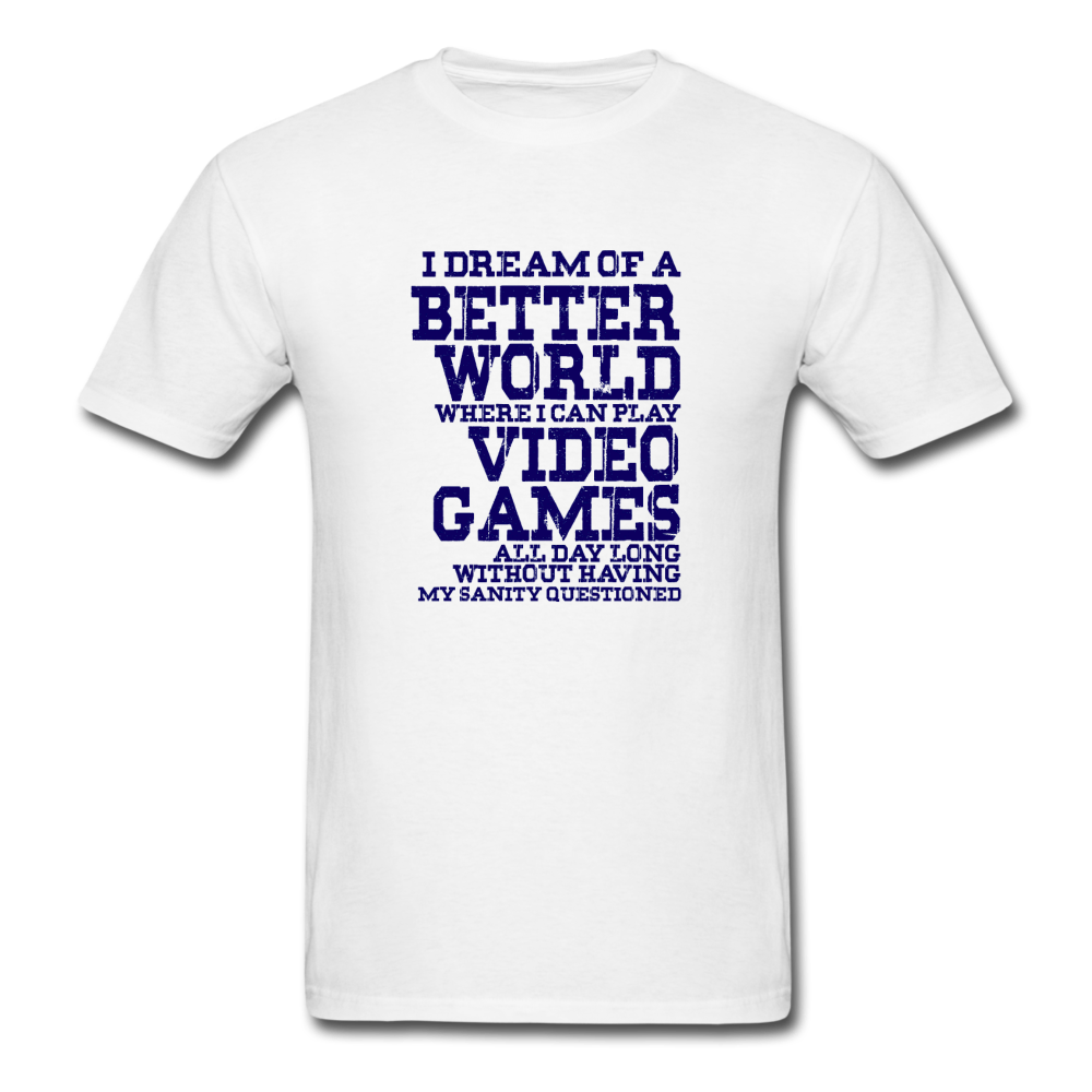Unisex Classic Gamer T-Shirt - white