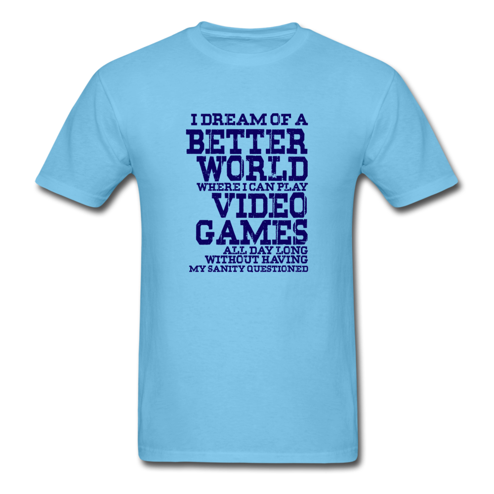 Unisex Classic Gamer T-Shirt - aquatic blue