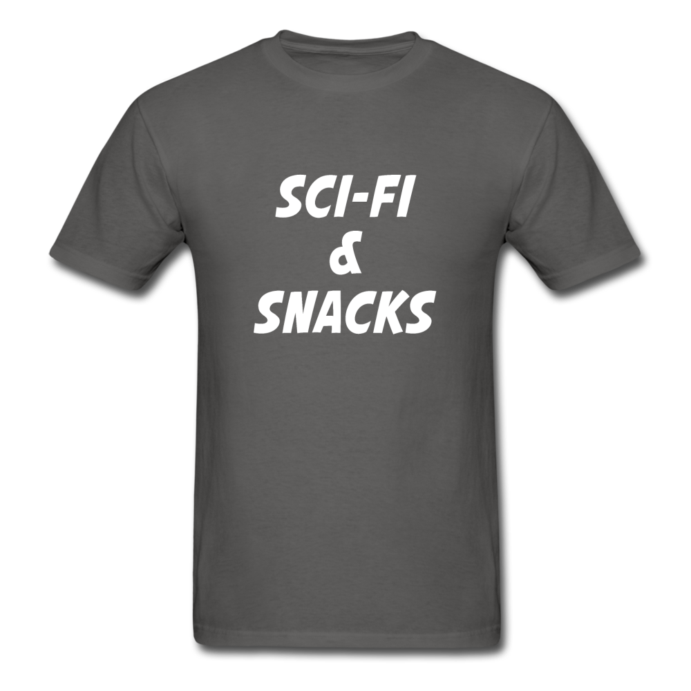 Unisex Sci-Fi and Snacks Classic T-Shirt - charcoal