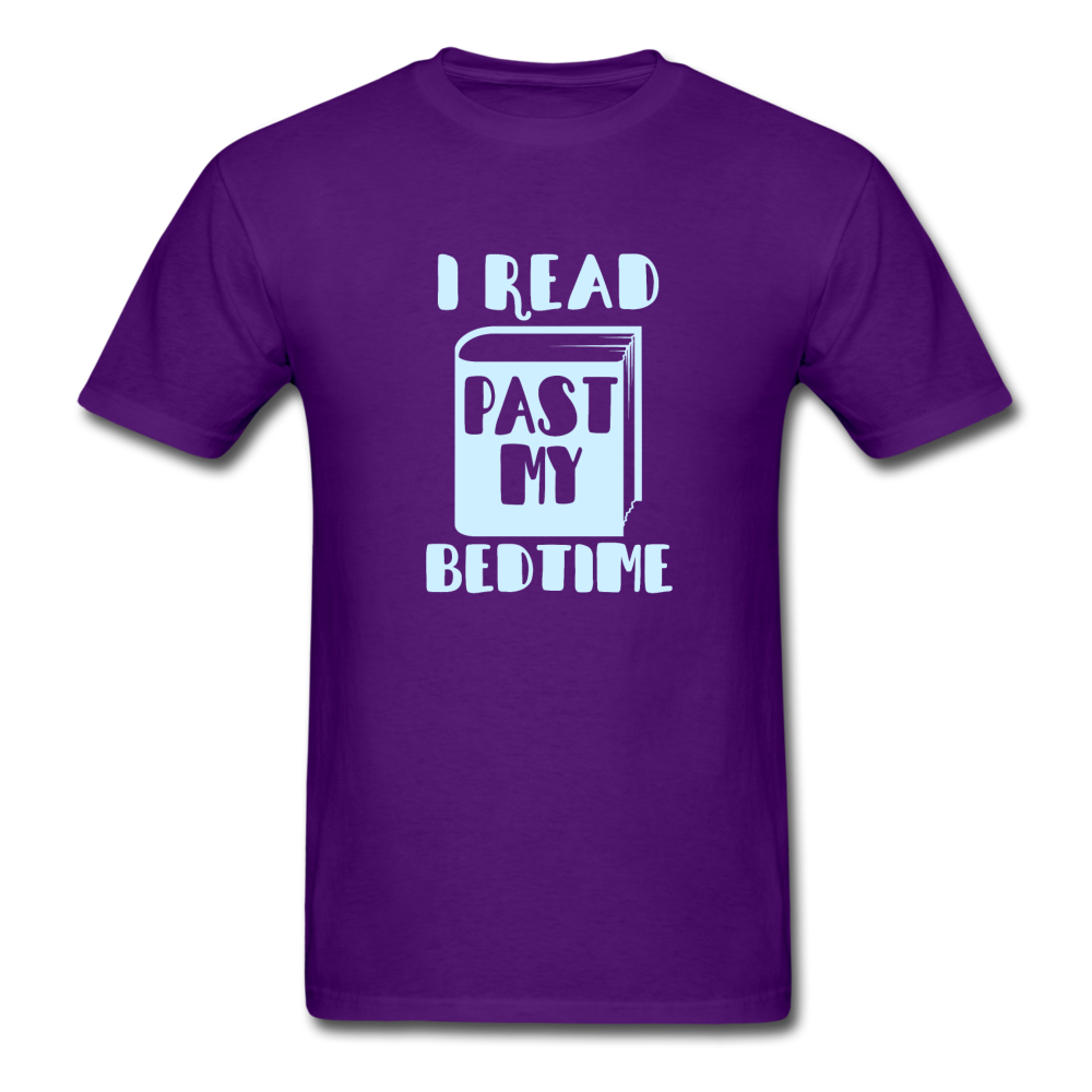 Unisex Classic I Read Past My Bedtime T-Shirt - purple