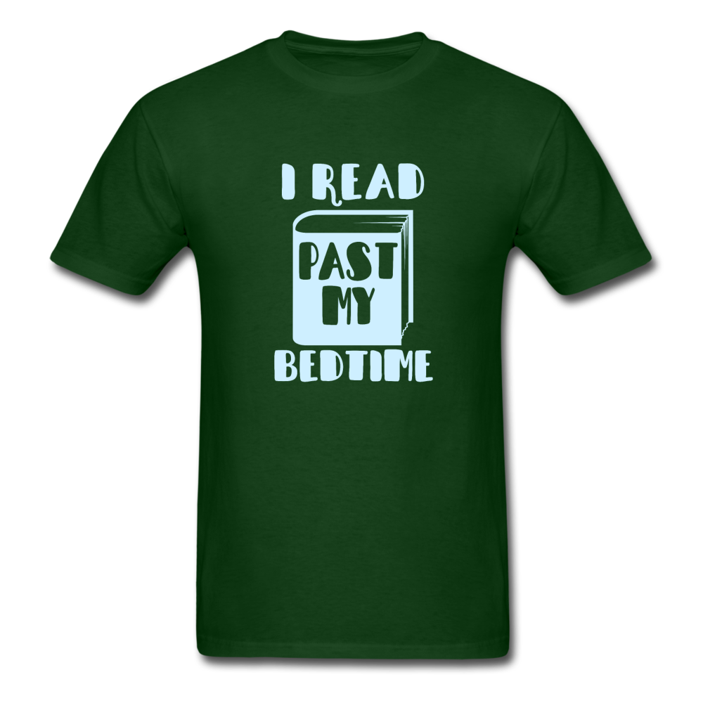 Unisex Classic I Read Past My Bedtime T-Shirt - forest green