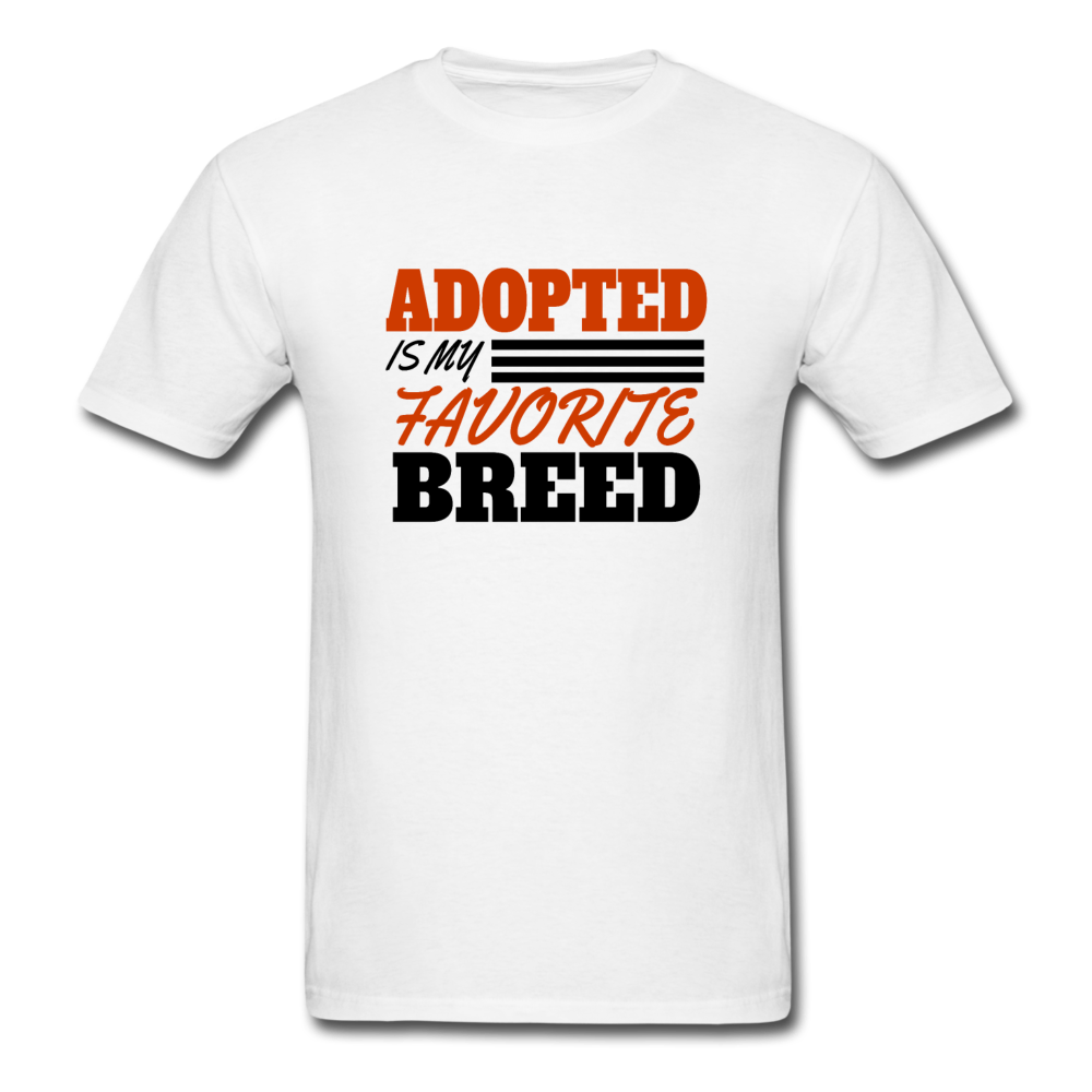Unisex Classic Adopted T-Shirt - white