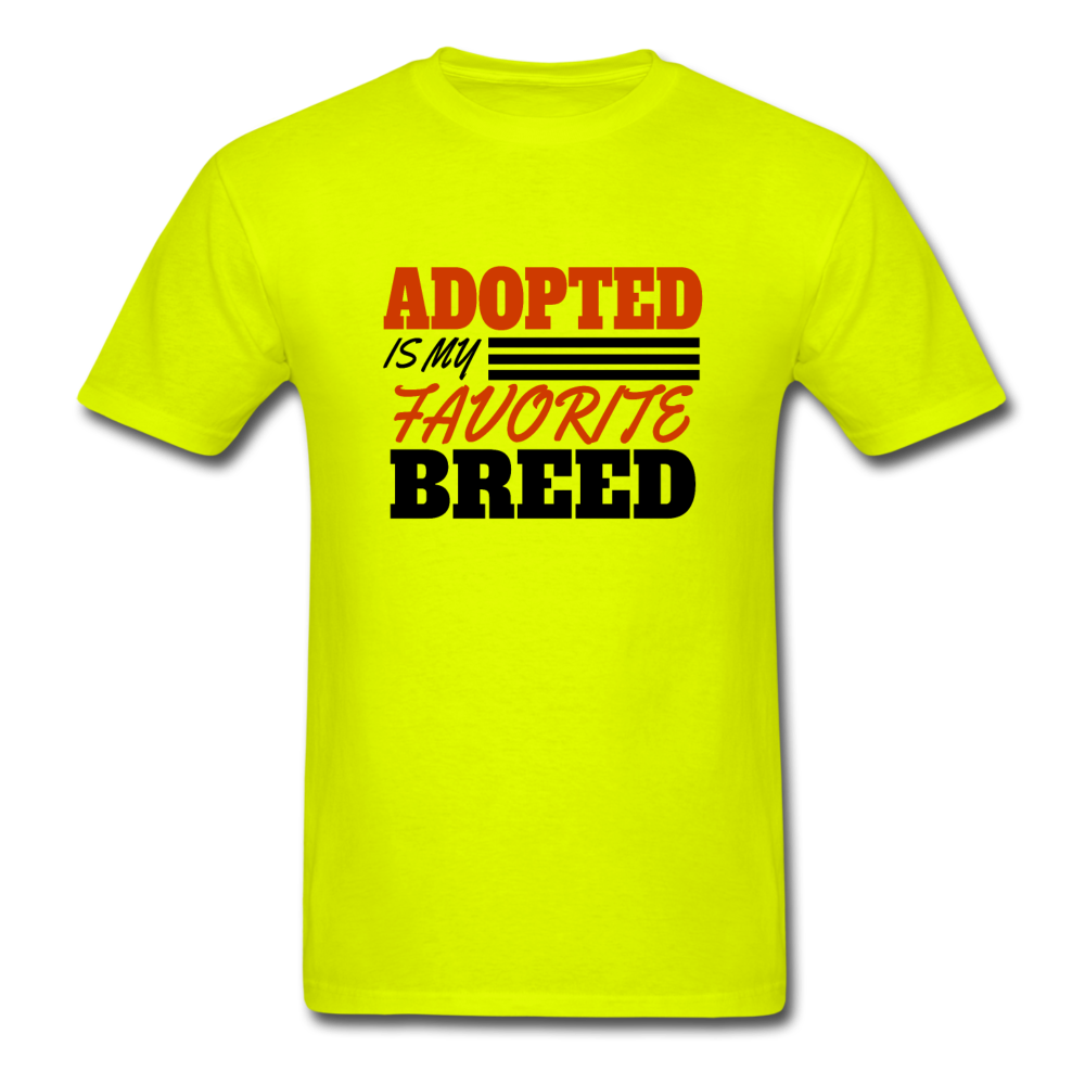 Unisex Classic Adopted T-Shirt - safety green