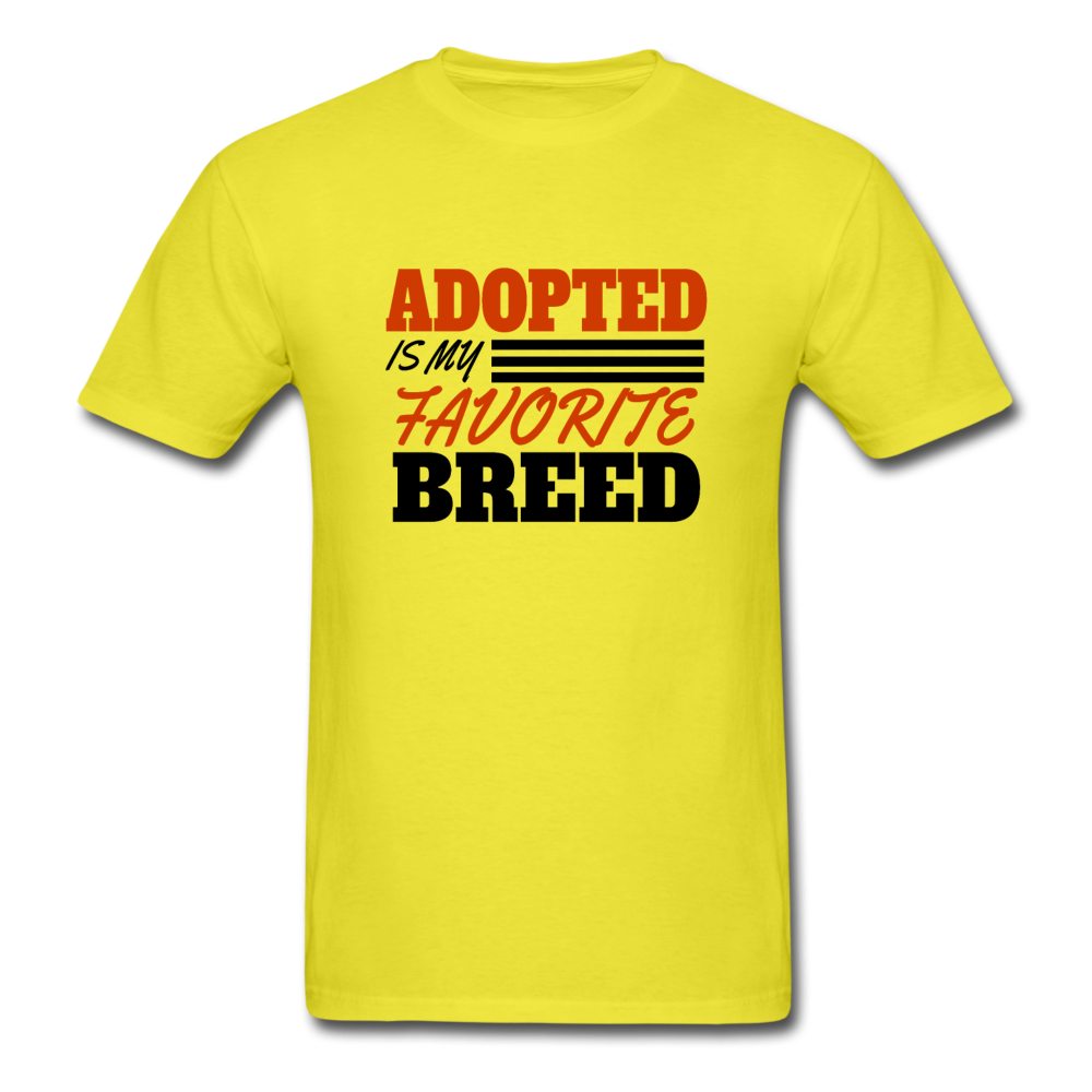 Unisex Classic Adopted T-Shirt - yellow