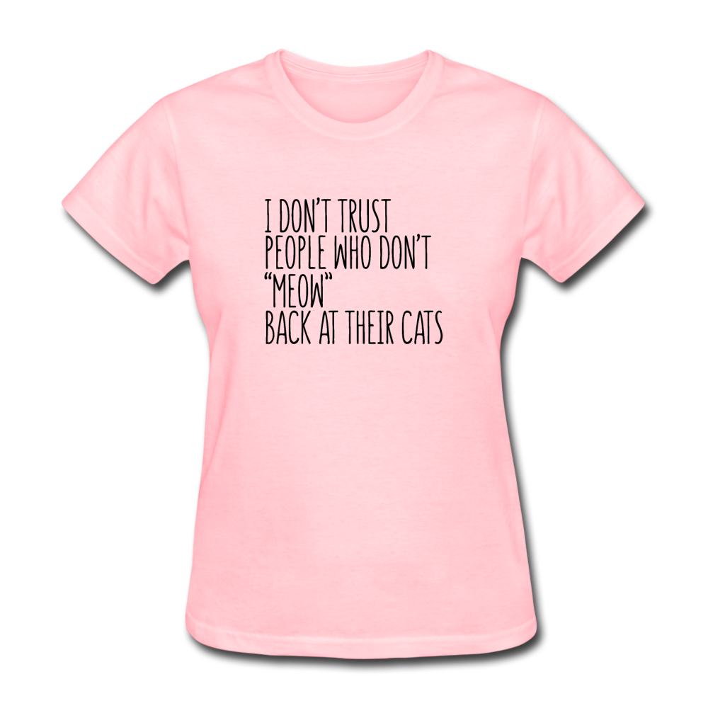 Women's Meow T-Shirt - pink