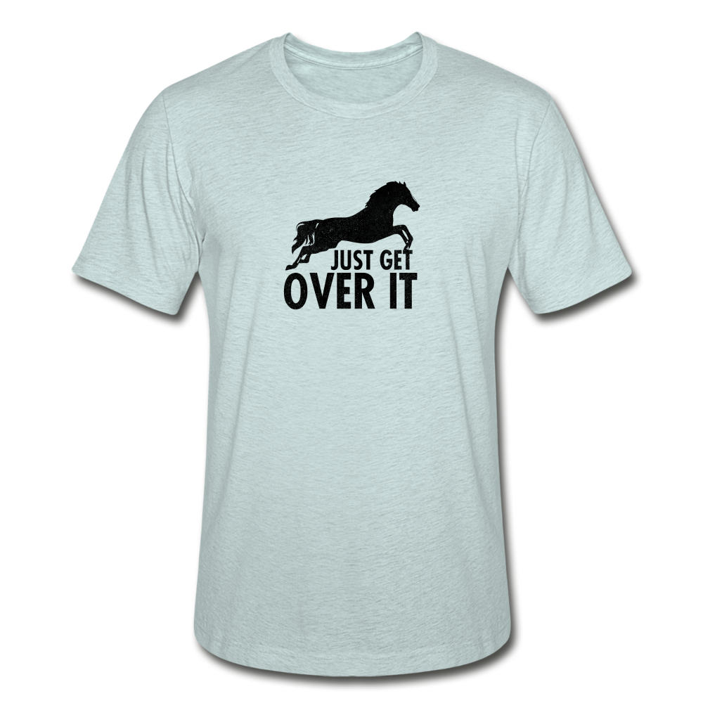 Unisex Heather Prism Get Over It T-Shirt - heather prism ice blue